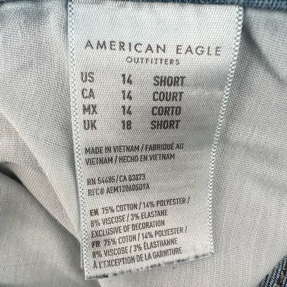 American Eagle Outfitters Denim Jeggings Size 14 Short Women’s - Picture 4 of 6